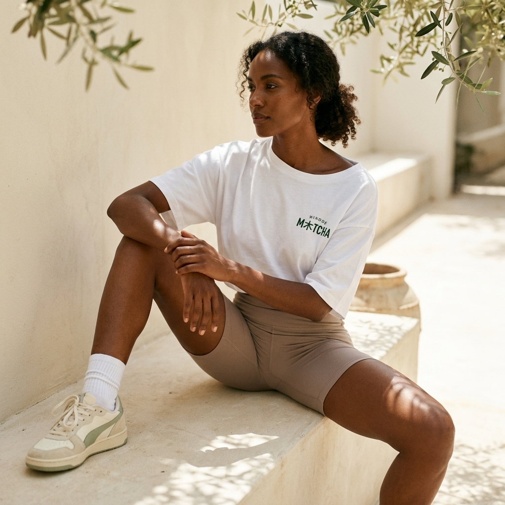 T-SHIRT OVERSIZE HINODE MATCHA